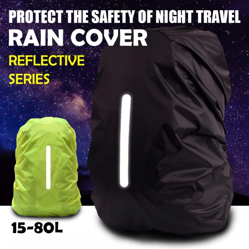 Hiking Backpack Waterproof - Reflective Waterproof Backpack Rain Cover Outdoor