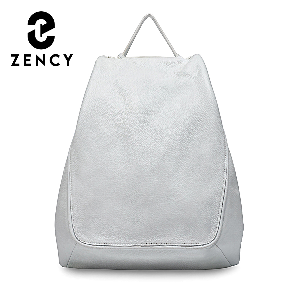 Leather Backpack Vintage - Zency Women 100% Genuine Leather Anti-theft