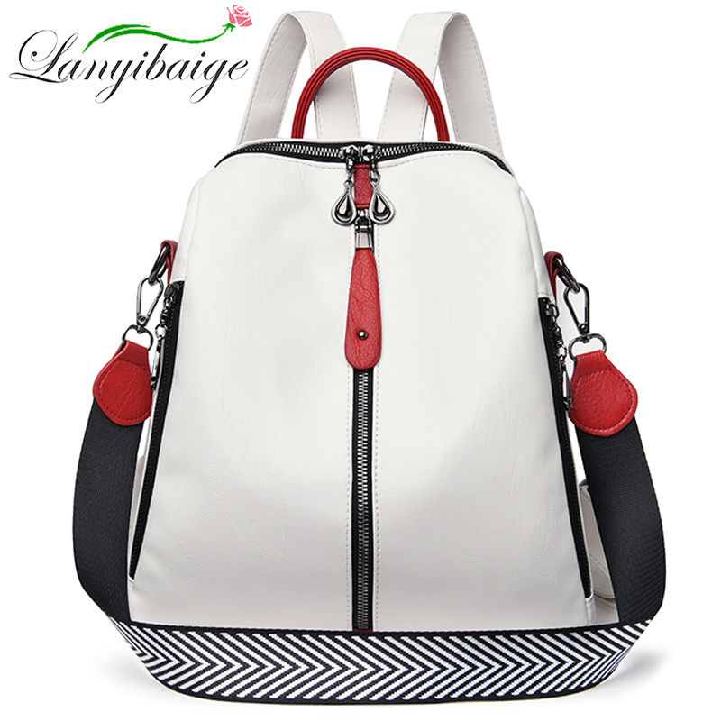 Leather Backpack Vintage - Fashion Backpack Women Soft Leather Backpack