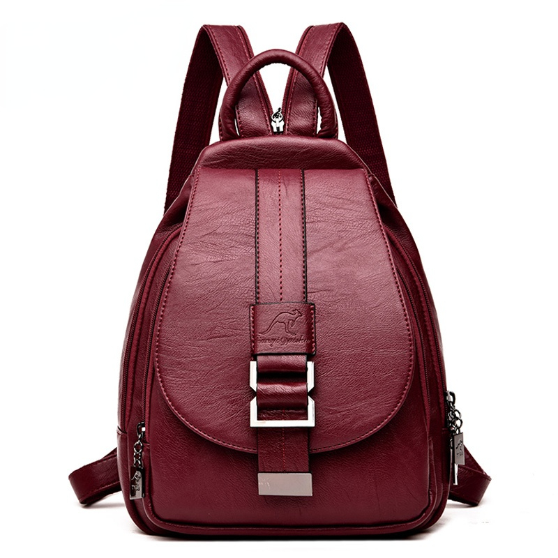 School Backpack Teen - Thiết Kế Ốp Lưng Nữ Da