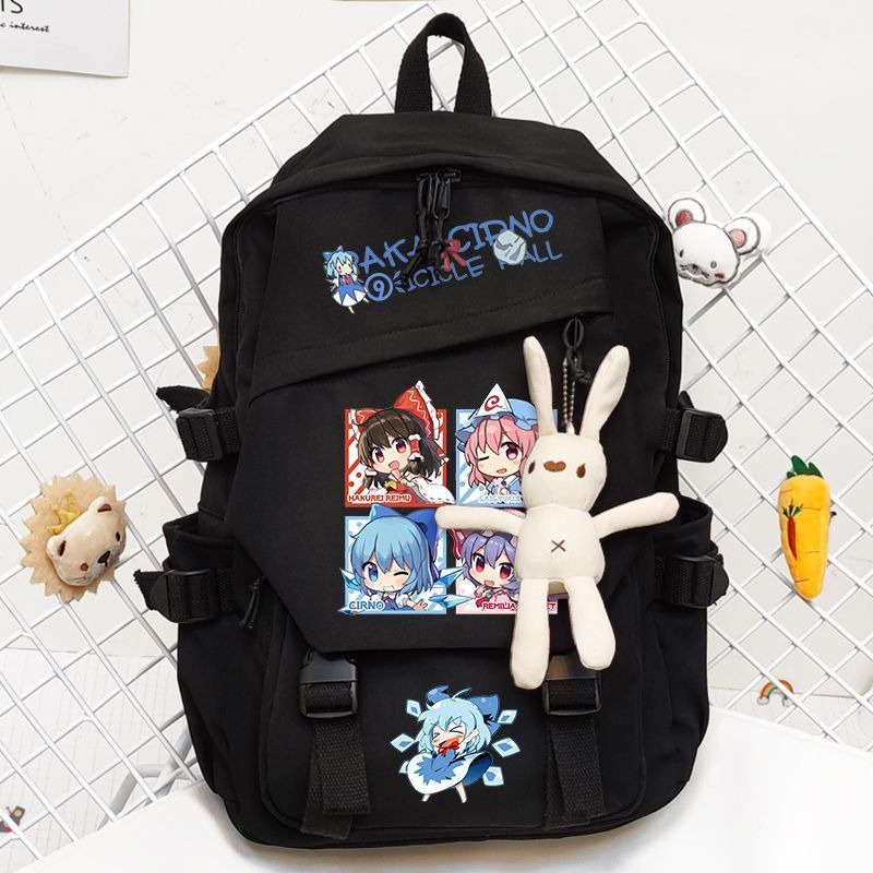 44×31×13cm Black Khaki,Touhou  - đánh giá và giá School Backpack Teen