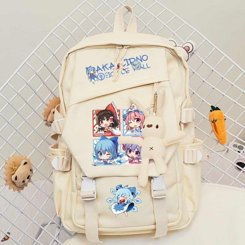 44×31×13cm Black Khaki,Touhou  - đánh giá và giá School Backpack Teen