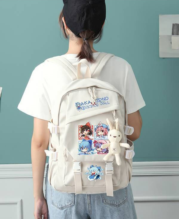 44×31×13cm Black Khaki,Touhou  - đánh giá và giá School Backpack Teen