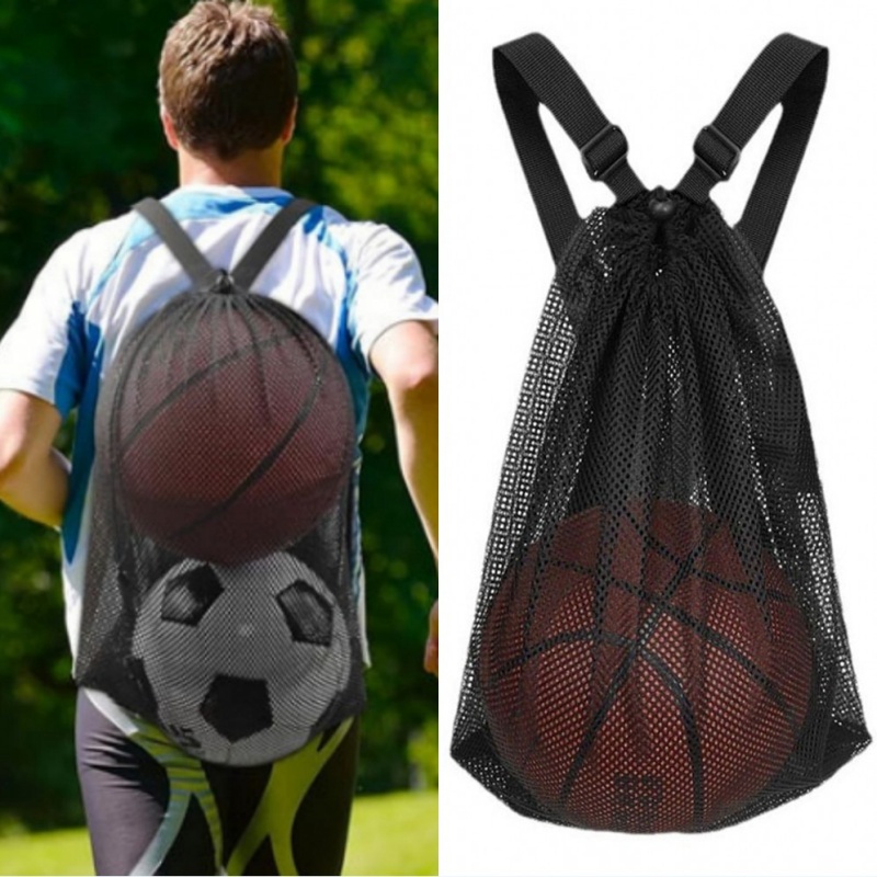 Portable Drawstring Mesh Backp - đánh giá và giá Drawstring Gym Bag