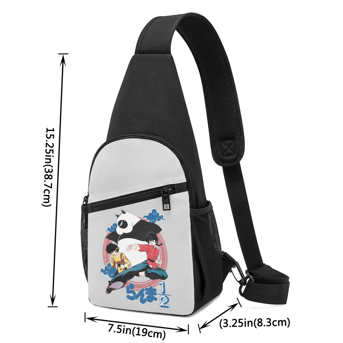 Ranma 1/2 Saotome Pig Girls Ch - đánh giá và giá Sling Backpack Shoulder