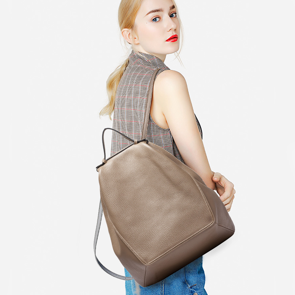 Zency Women 100% Genuine Leath - đánh giá và giá Leather Backpack Vintage