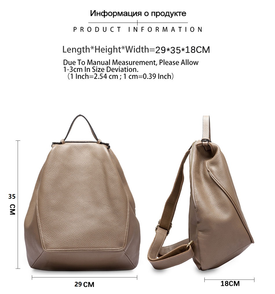 Zency Women 100% Genuine Leath - đánh giá và giá Leather Backpack Vintage