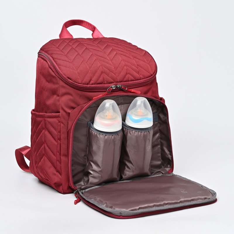 Large Capacity Embroidered Mot - đánh giá và giá Backpack Diaper Bag