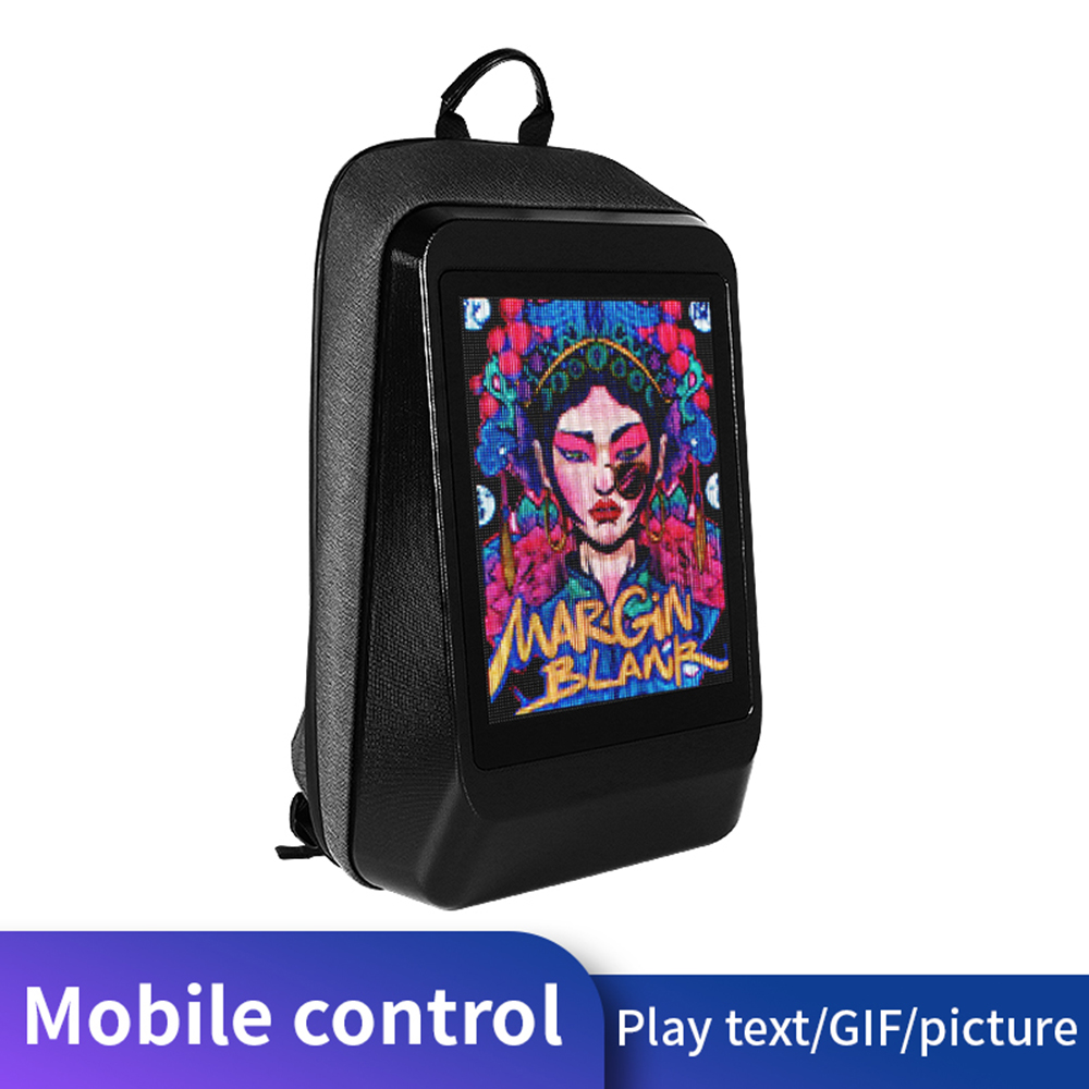 SXMA T4 LED Display backpack B - đánh giá và giá Laptop Backpack 15.6